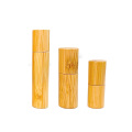 Refillable 3ml 5ml 10ml Glass Essential Oil Roll on bamboo glass bottle with Roller Ball